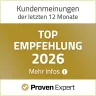 ProvenExpert Top-Empfehlung 2026
